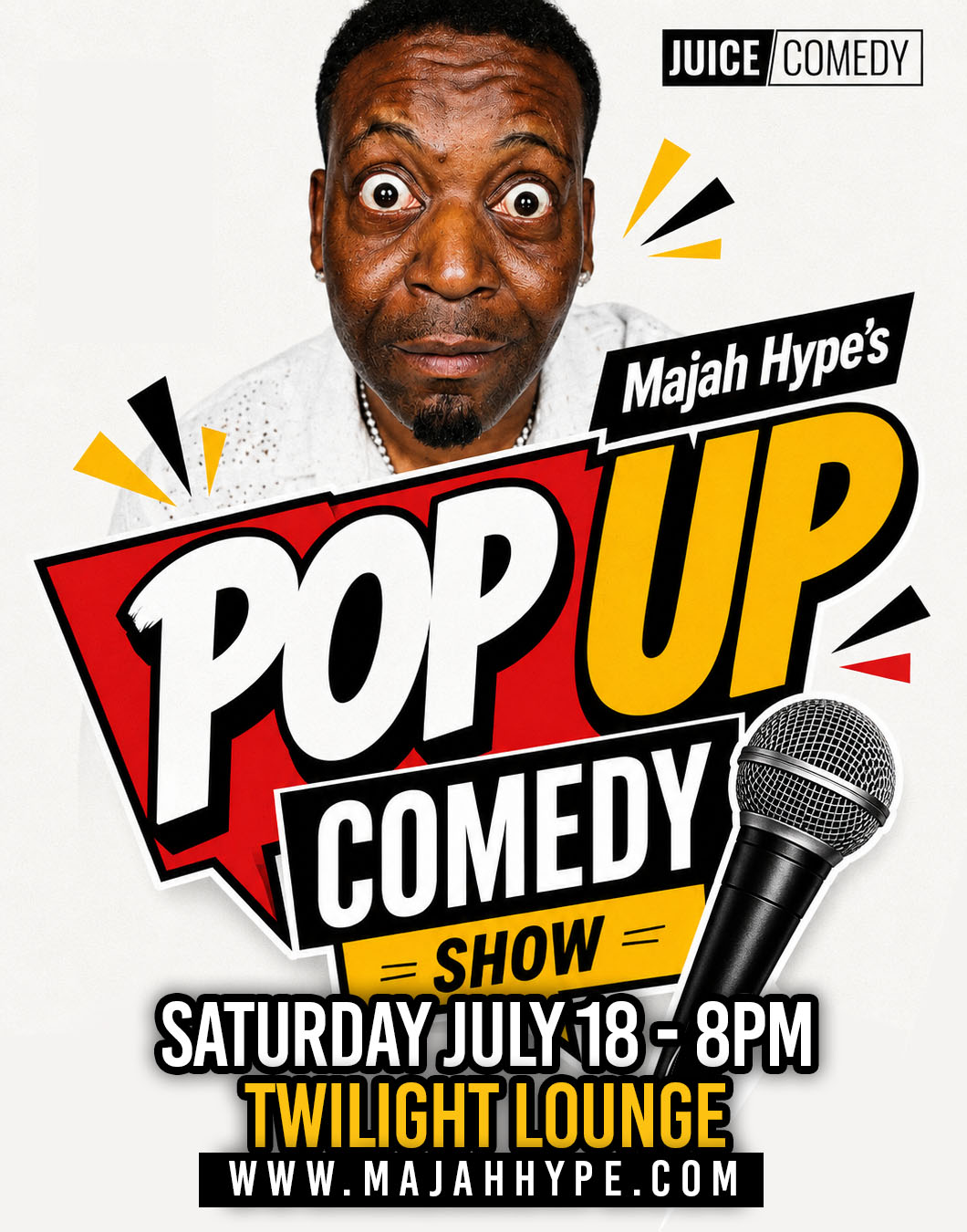 Majah Hype Pop Up Comedy Show